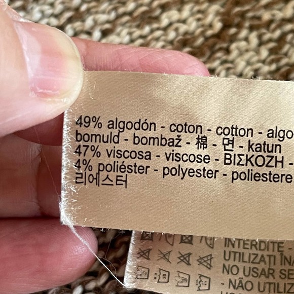 Massimo Dutti Women's Long Open-Front Knit Cardigan Sweater Size M - Picture 7 of 9